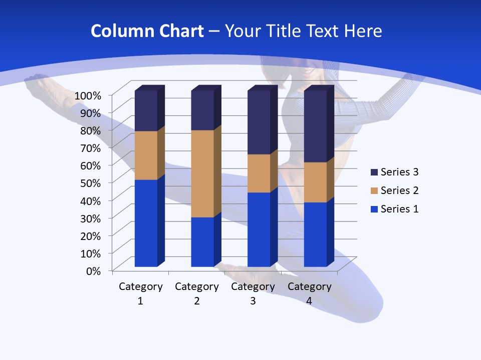 Active Pose Gymnastic PowerPoint Template