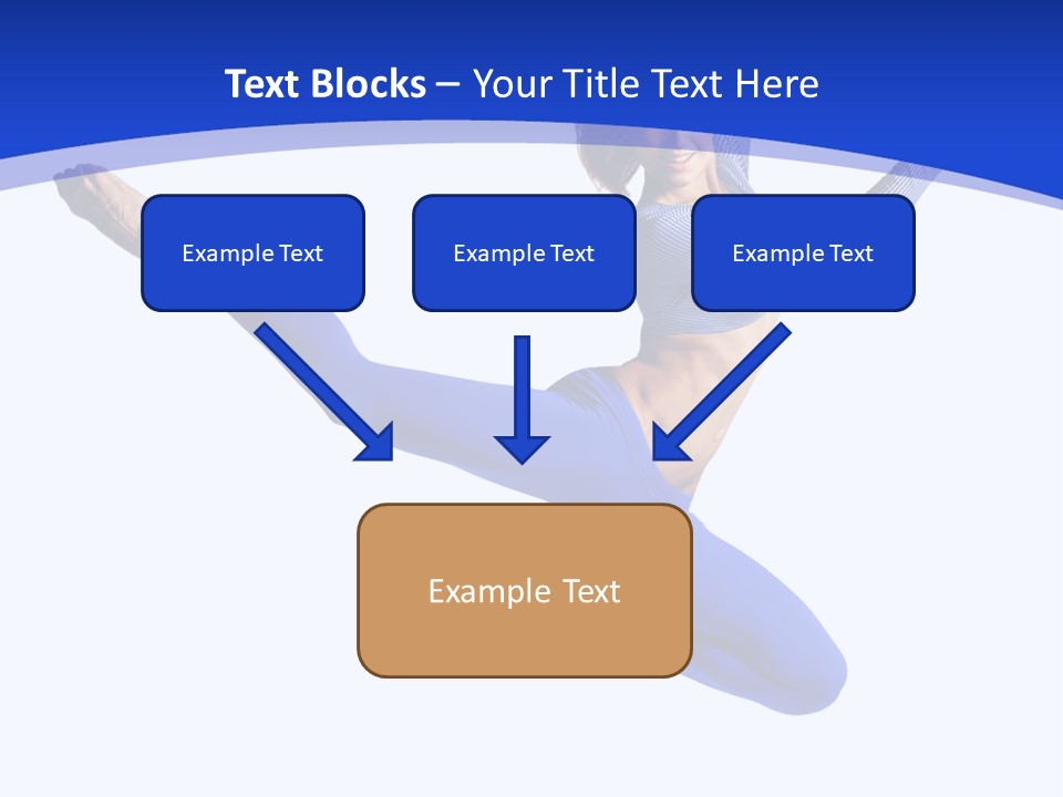 Active Pose Gymnastic PowerPoint Template