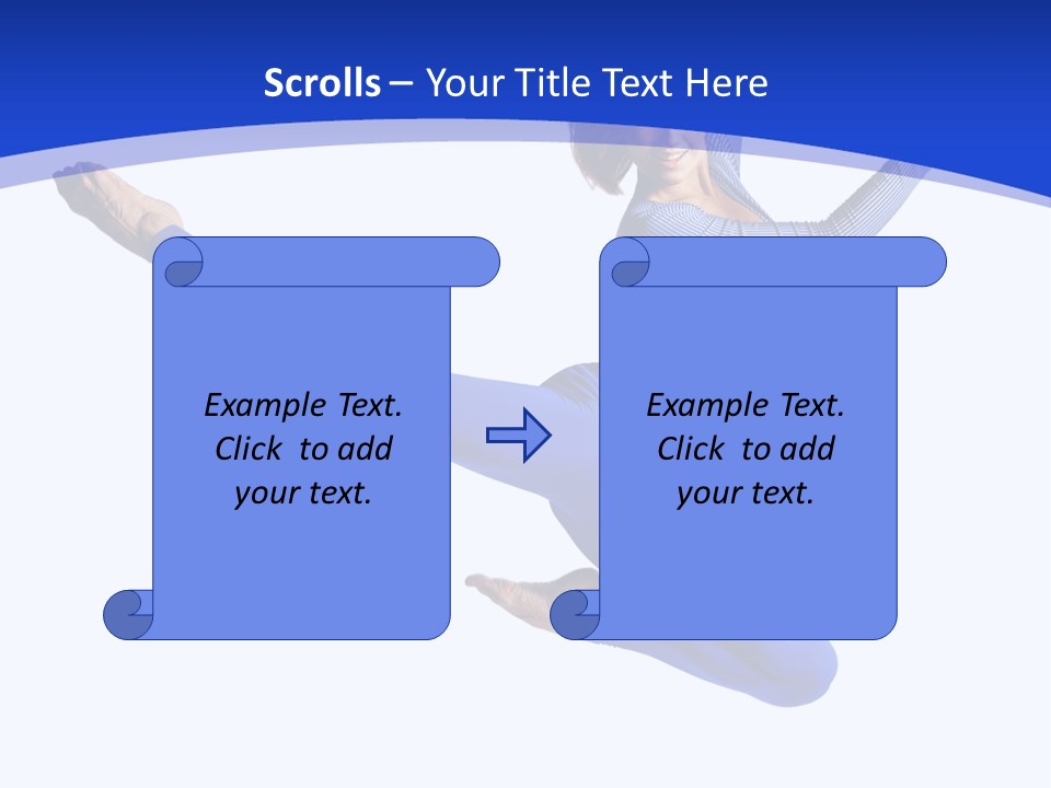 Active Pose Gymnastic PowerPoint Template