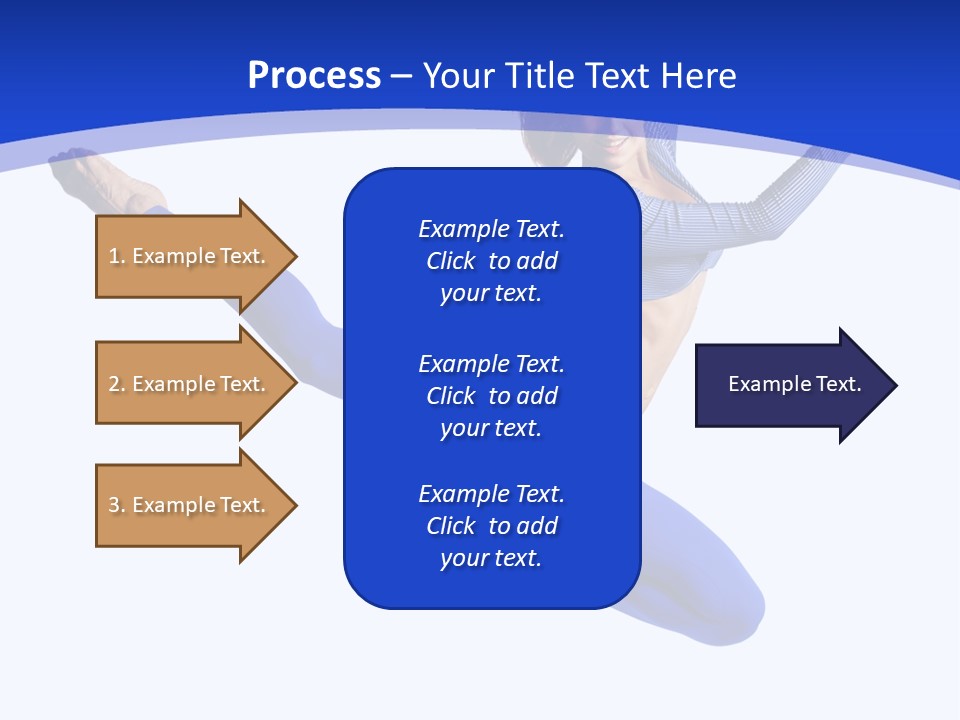 Active Pose Gymnastic PowerPoint Template