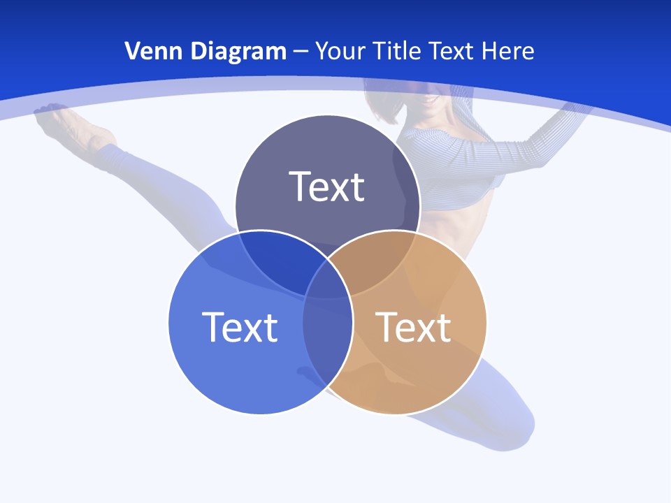 Active Pose Gymnastic PowerPoint Template