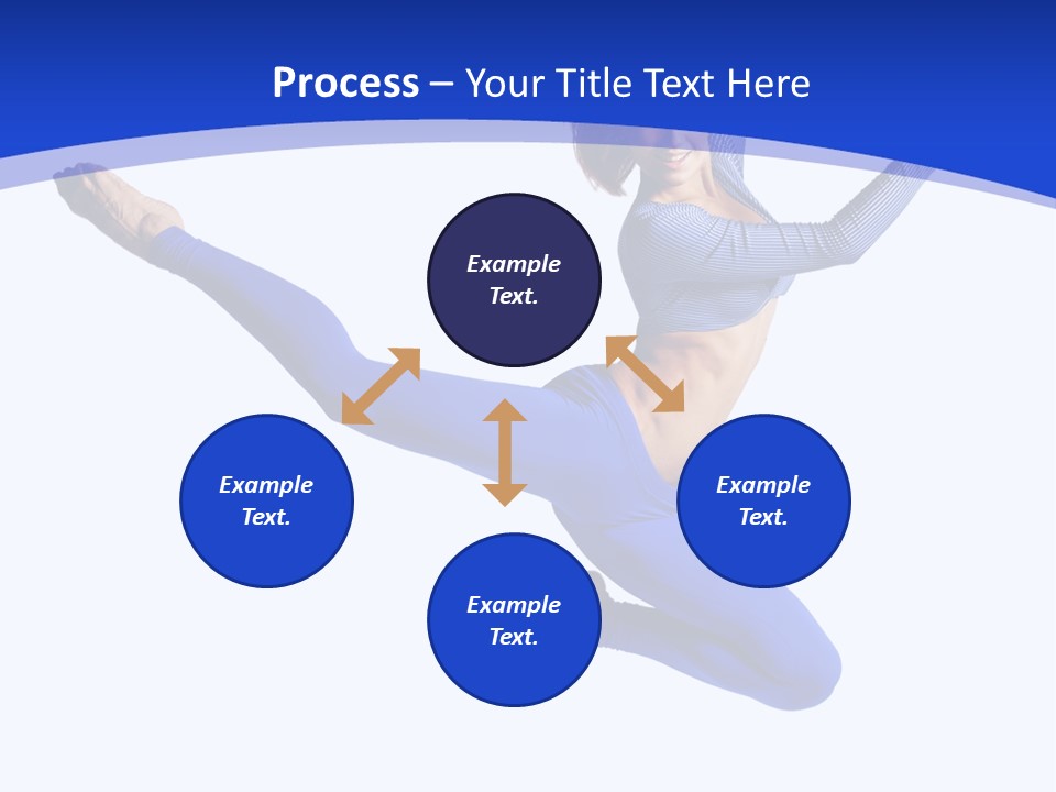 Active Pose Gymnastic PowerPoint Template