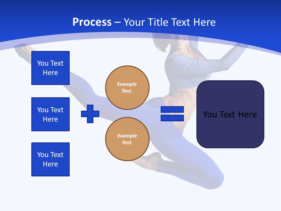 Active Pose Gymnastic PowerPoint Template