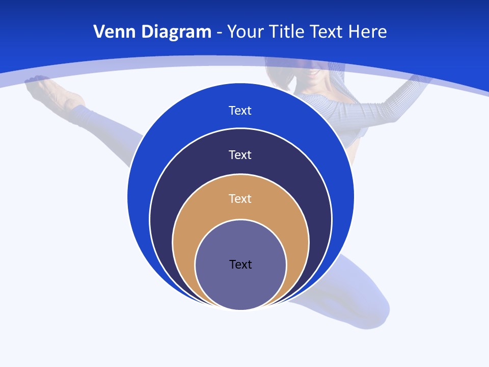 Active Pose Gymnastic PowerPoint Template