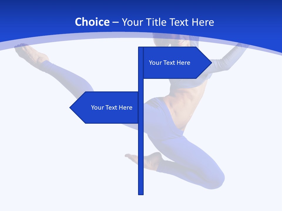 Active Pose Gymnastic PowerPoint Template