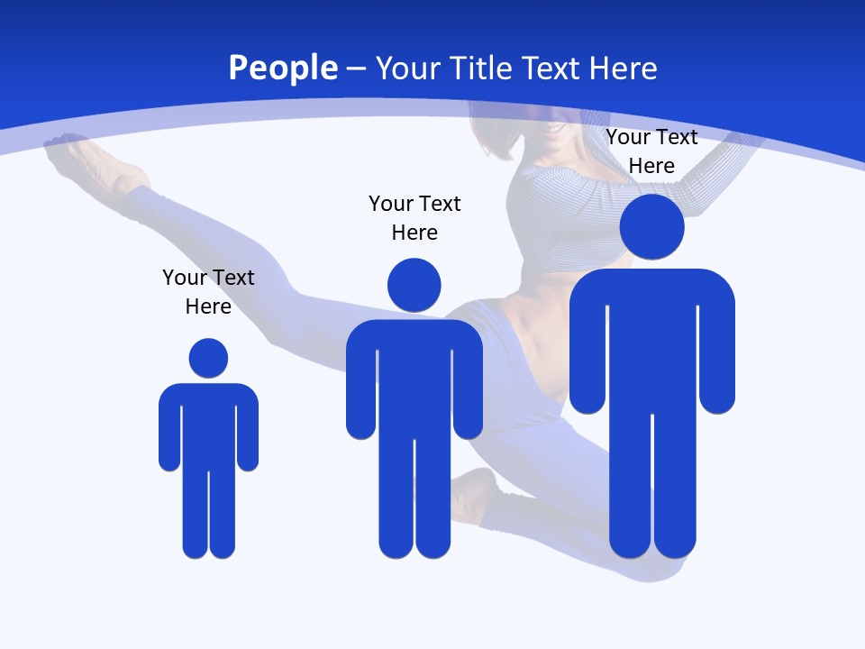 Active Pose Gymnastic PowerPoint Template