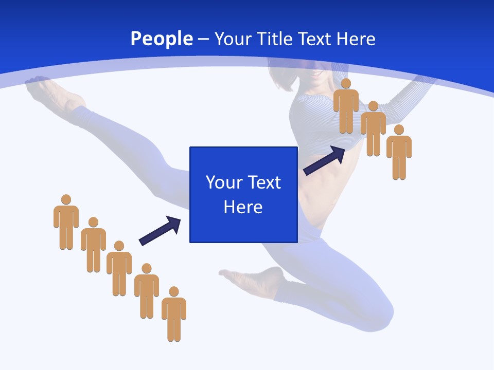 Active Pose Gymnastic PowerPoint Template