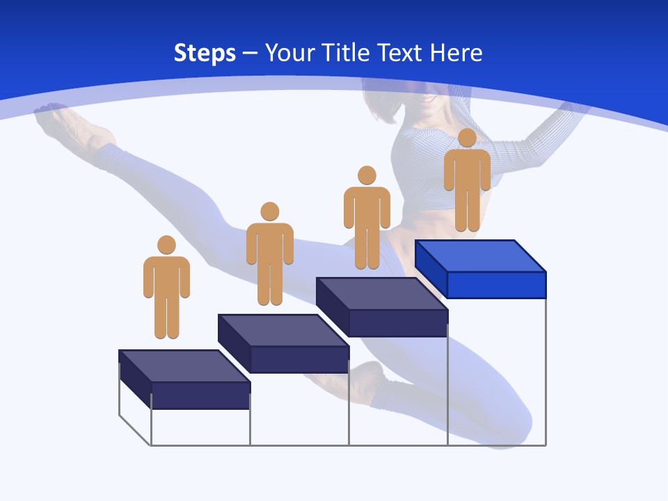 Active Pose Gymnastic PowerPoint Template