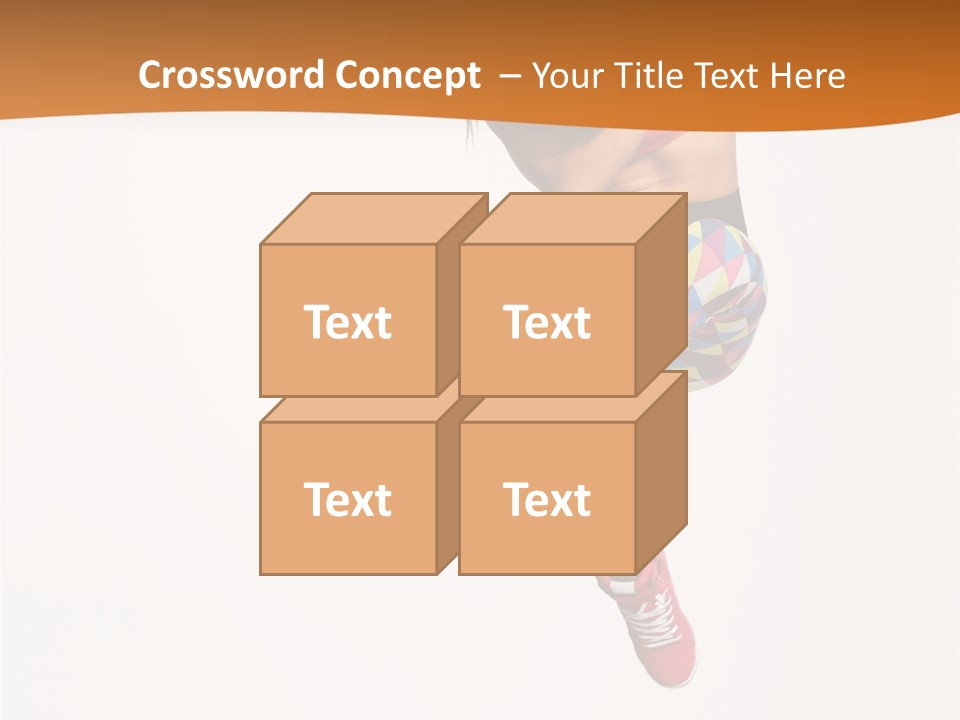 Sporty Fitness Performer PowerPoint Template