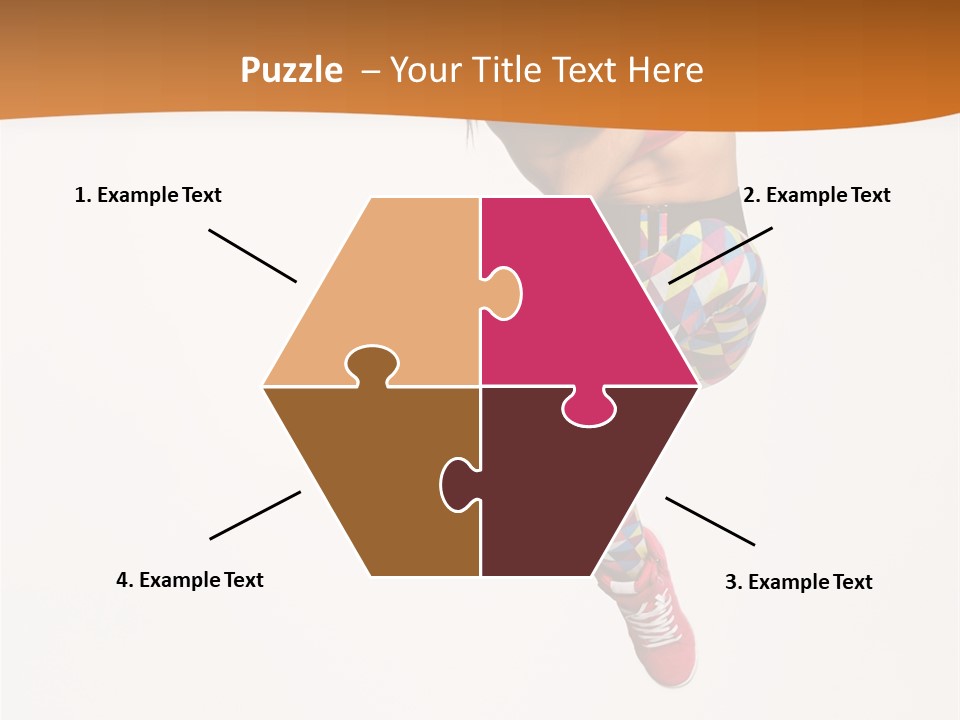 Sporty Fitness Performer PowerPoint Template