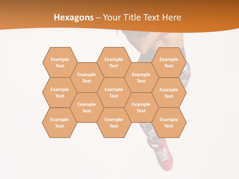 Sporty Fitness Performer PowerPoint Template