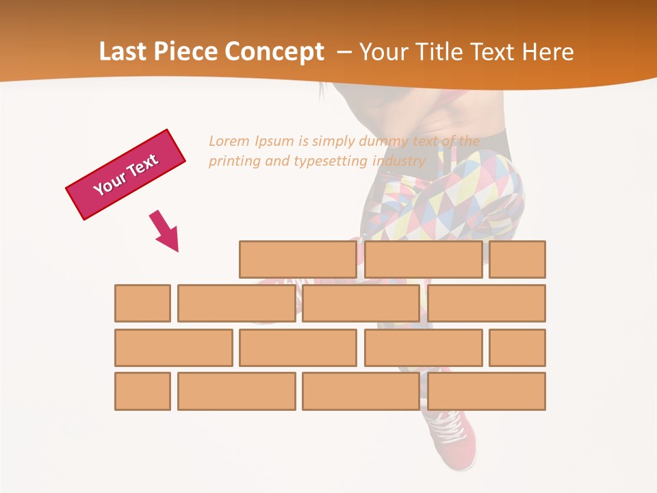 Sporty Fitness Performer PowerPoint Template