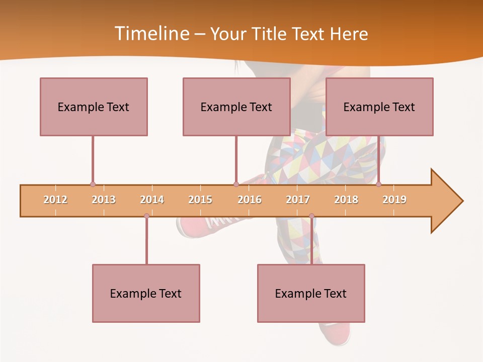 Sporty Fitness Performer PowerPoint Template