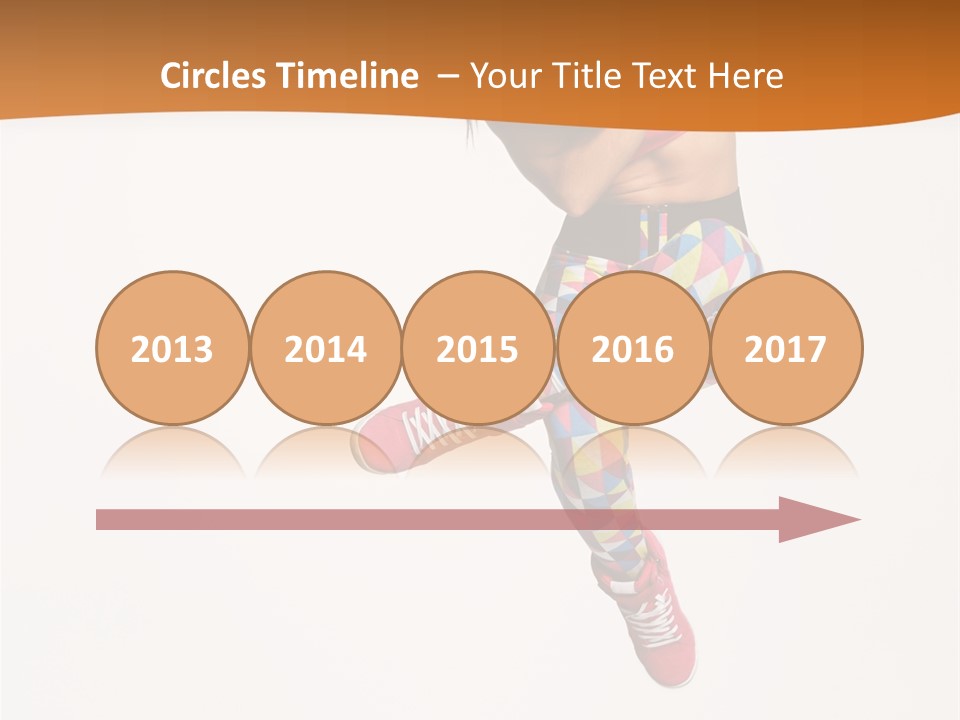 Sporty Fitness Performer PowerPoint Template