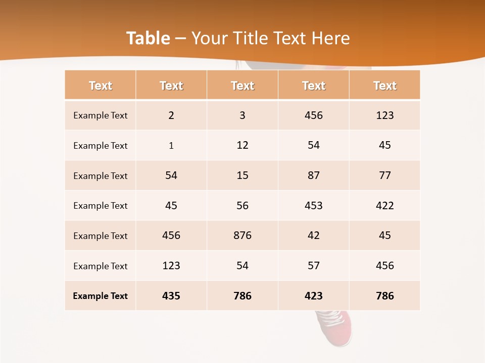 Sporty Fitness Performer PowerPoint Template