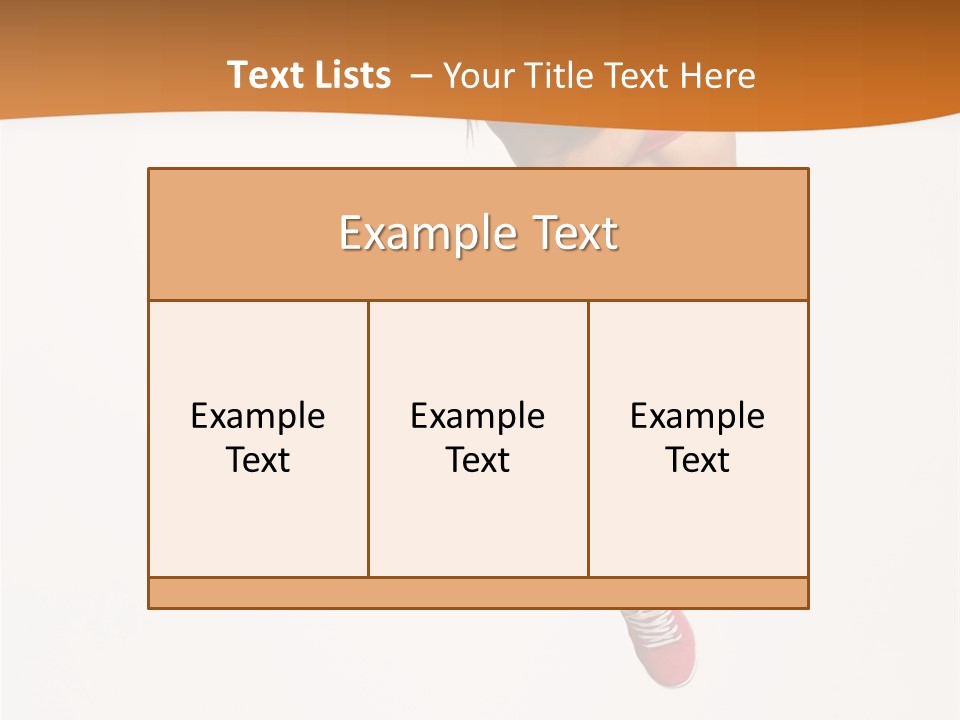 Sporty Fitness Performer PowerPoint Template