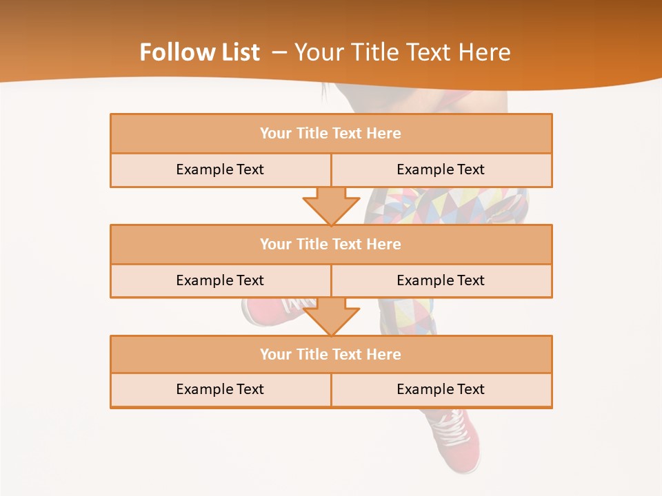 Sporty Fitness Performer PowerPoint Template