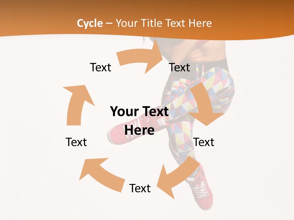 Sporty Fitness Performer PowerPoint Template