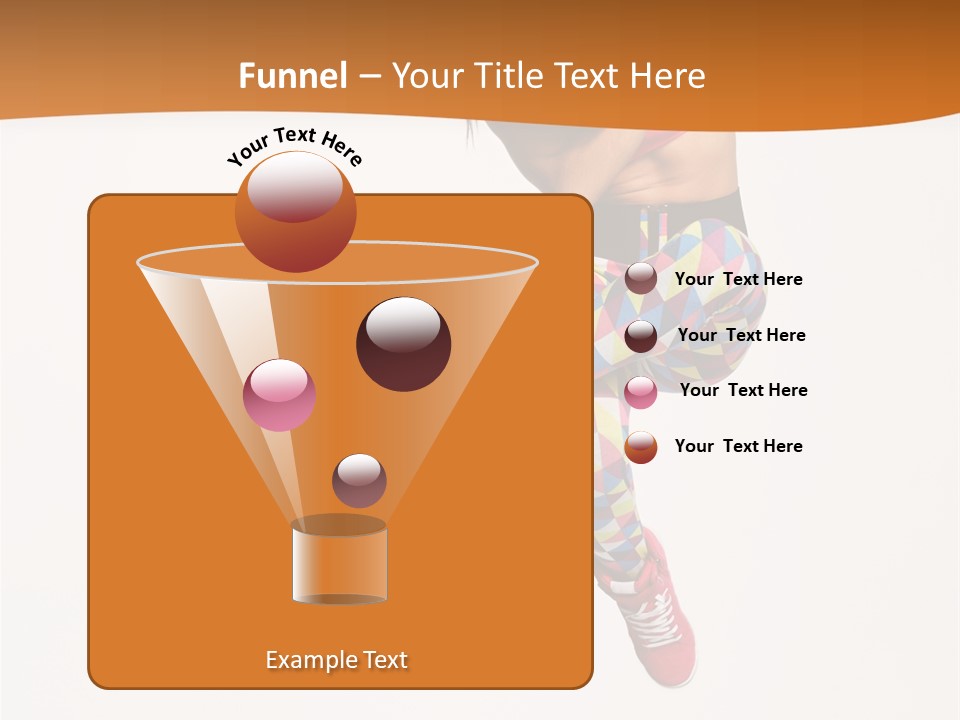 Sporty Fitness Performer PowerPoint Template