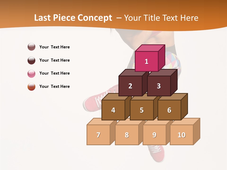 Sporty Fitness Performer PowerPoint Template