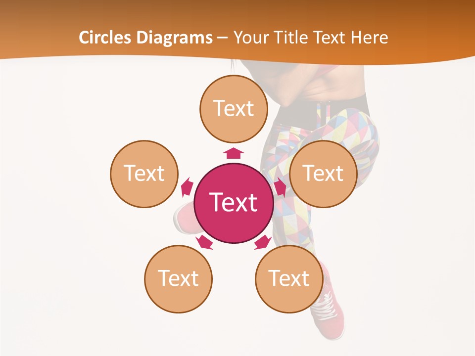 Sporty Fitness Performer PowerPoint Template