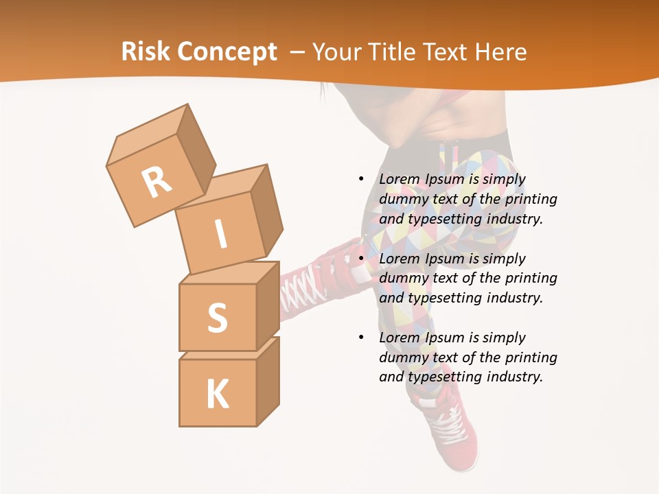 Sporty Fitness Performer PowerPoint Template