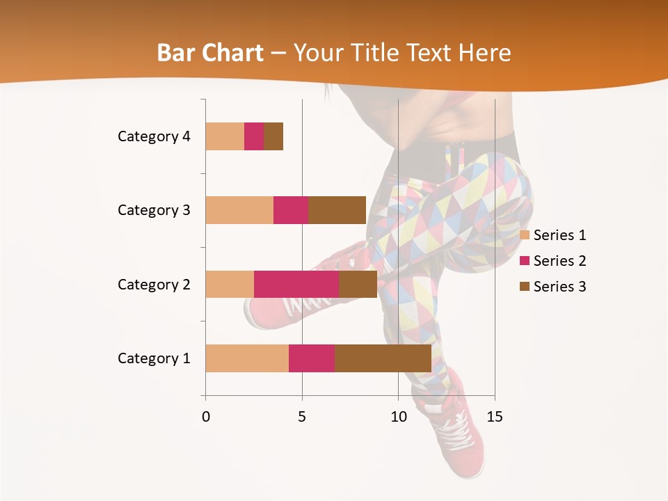 Sporty Fitness Performer PowerPoint Template