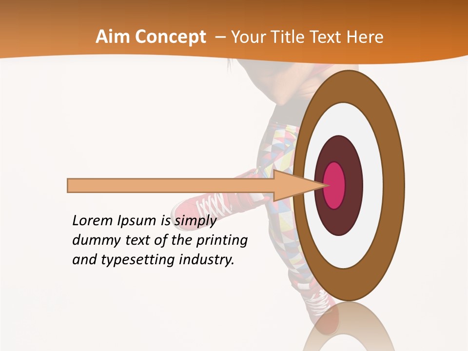 Sporty Fitness Performer PowerPoint Template