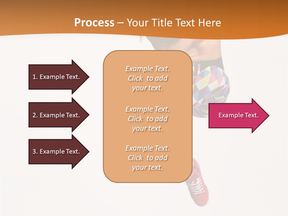 Sporty Fitness Performer PowerPoint Template