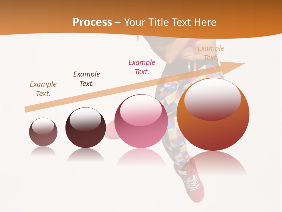 Sporty Fitness Performer PowerPoint Template