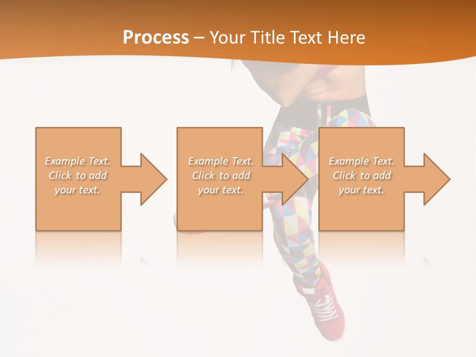 Sporty Fitness Performer PowerPoint Template
