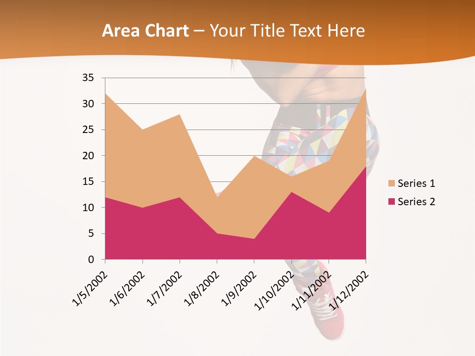 Sporty Fitness Performer PowerPoint Template