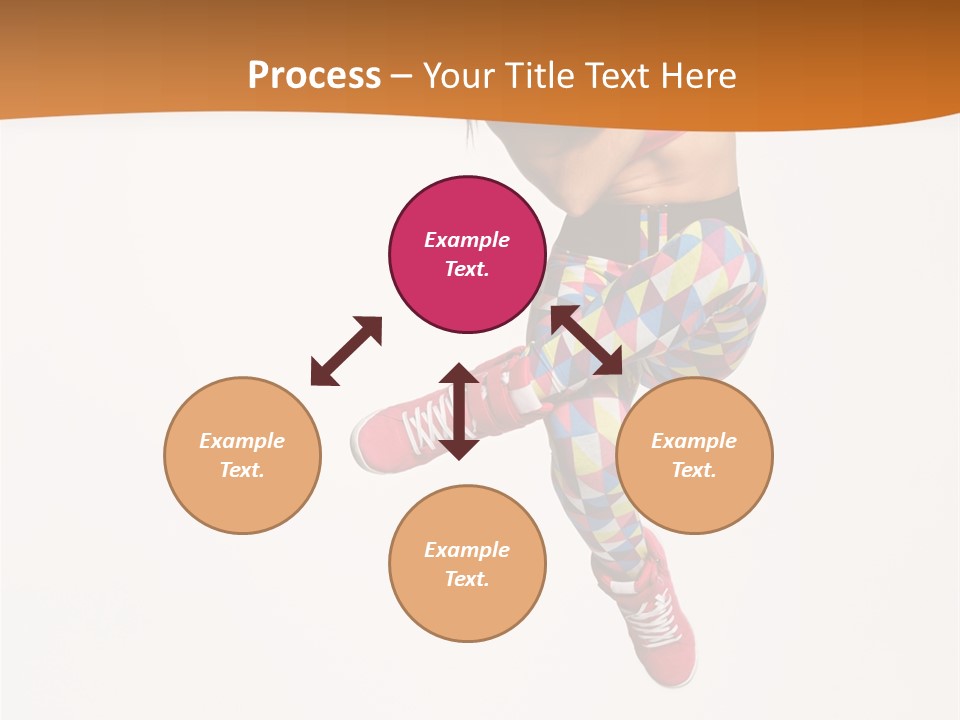 Sporty Fitness Performer PowerPoint Template