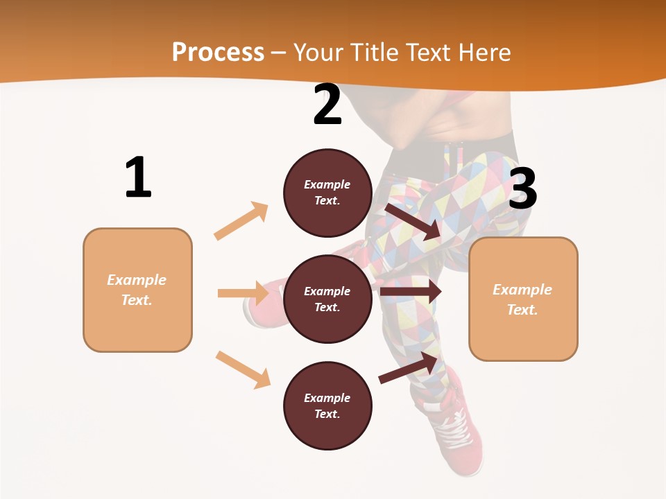 Sporty Fitness Performer PowerPoint Template