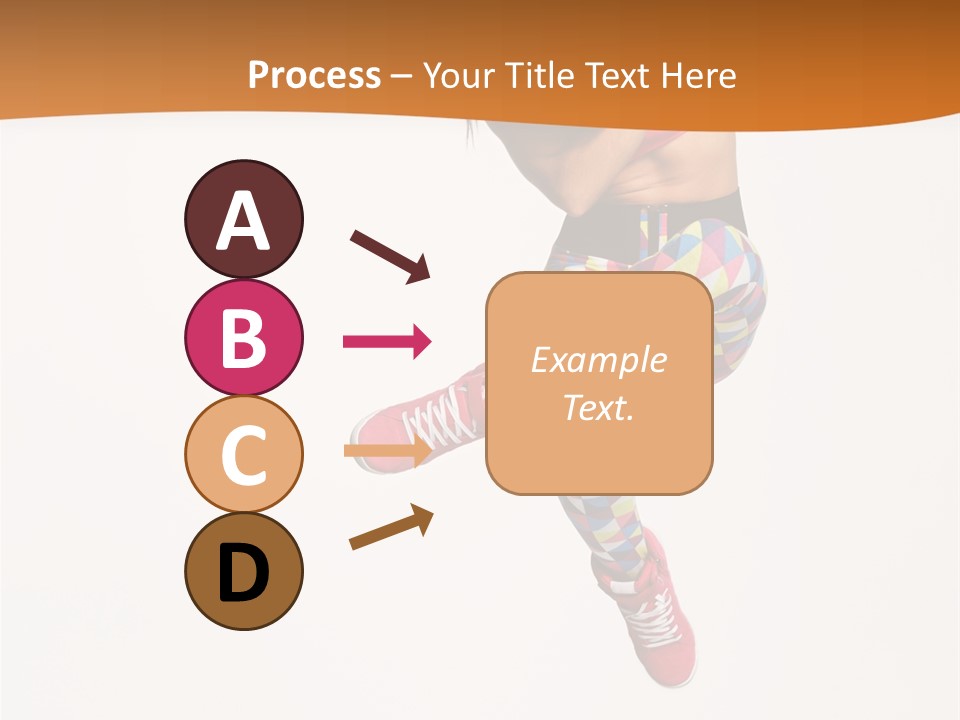 Sporty Fitness Performer PowerPoint Template