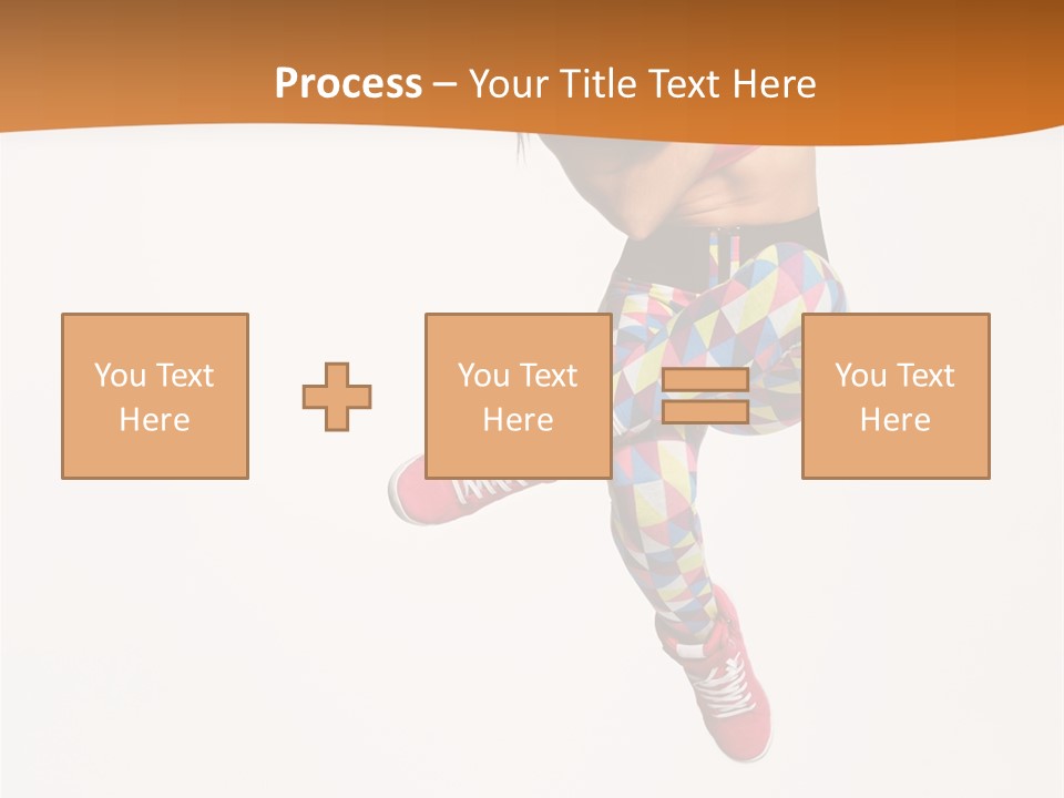 Sporty Fitness Performer PowerPoint Template