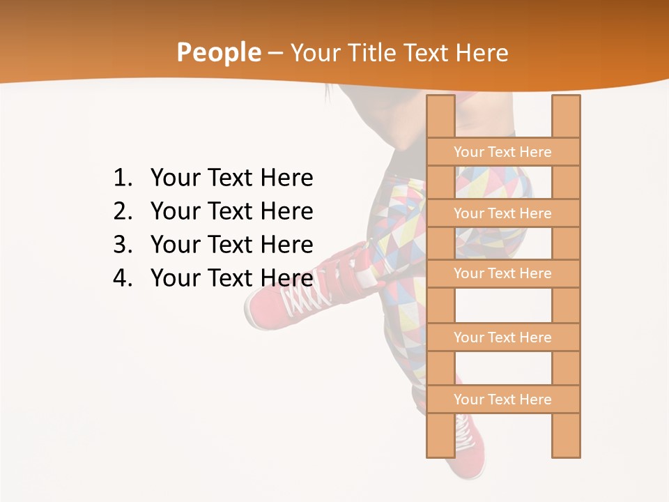 Sporty Fitness Performer PowerPoint Template