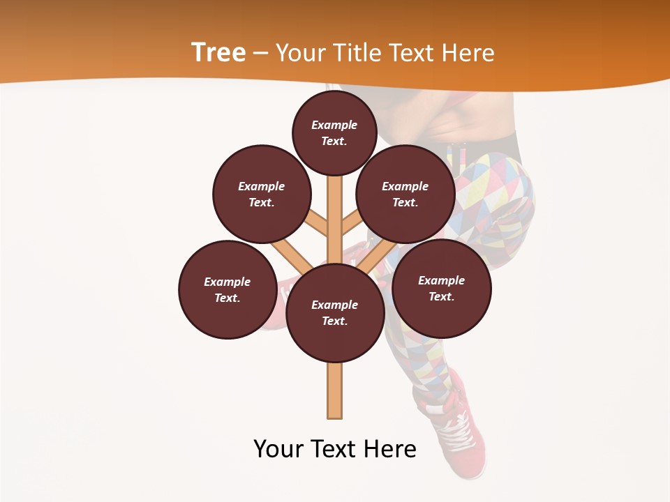 Sporty Fitness Performer PowerPoint Template