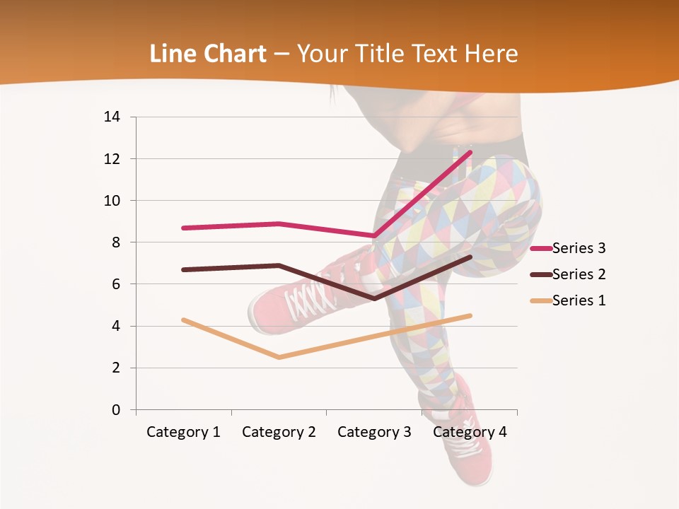 Sporty Fitness Performer PowerPoint Template