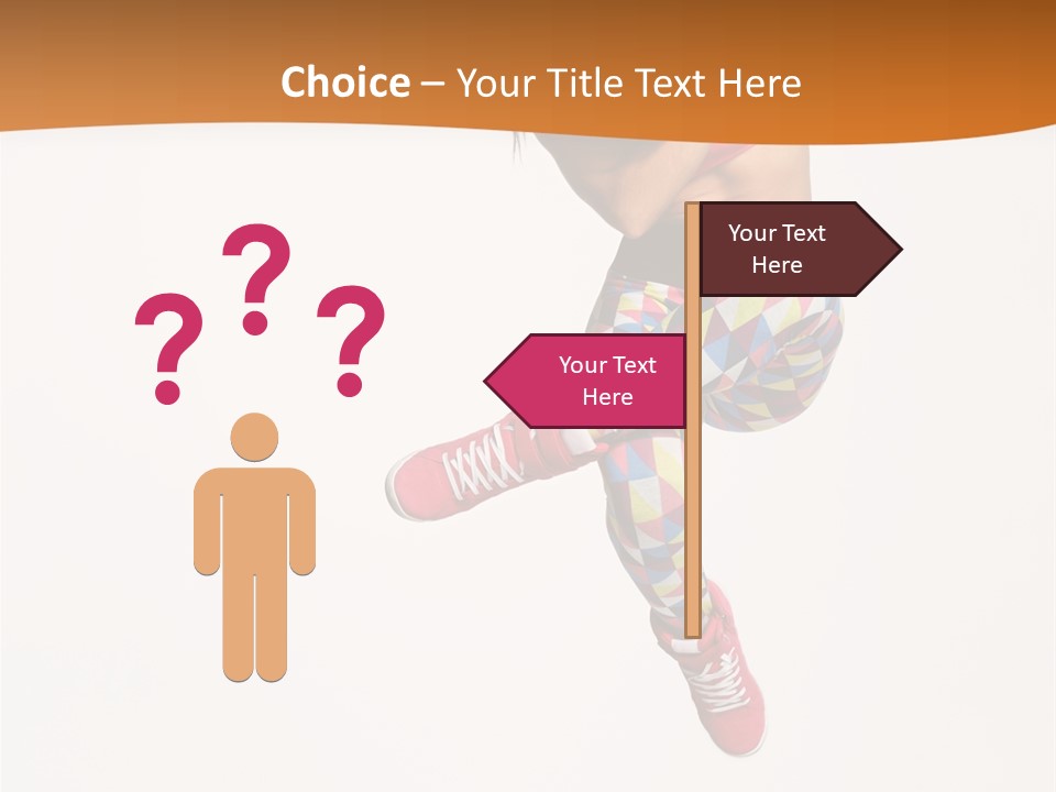 Sporty Fitness Performer PowerPoint Template