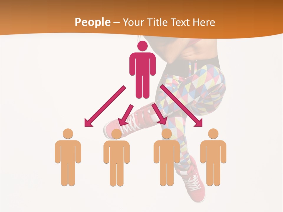 Sporty Fitness Performer PowerPoint Template