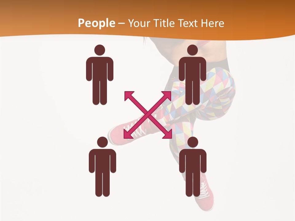 Sporty Fitness Performer PowerPoint Template