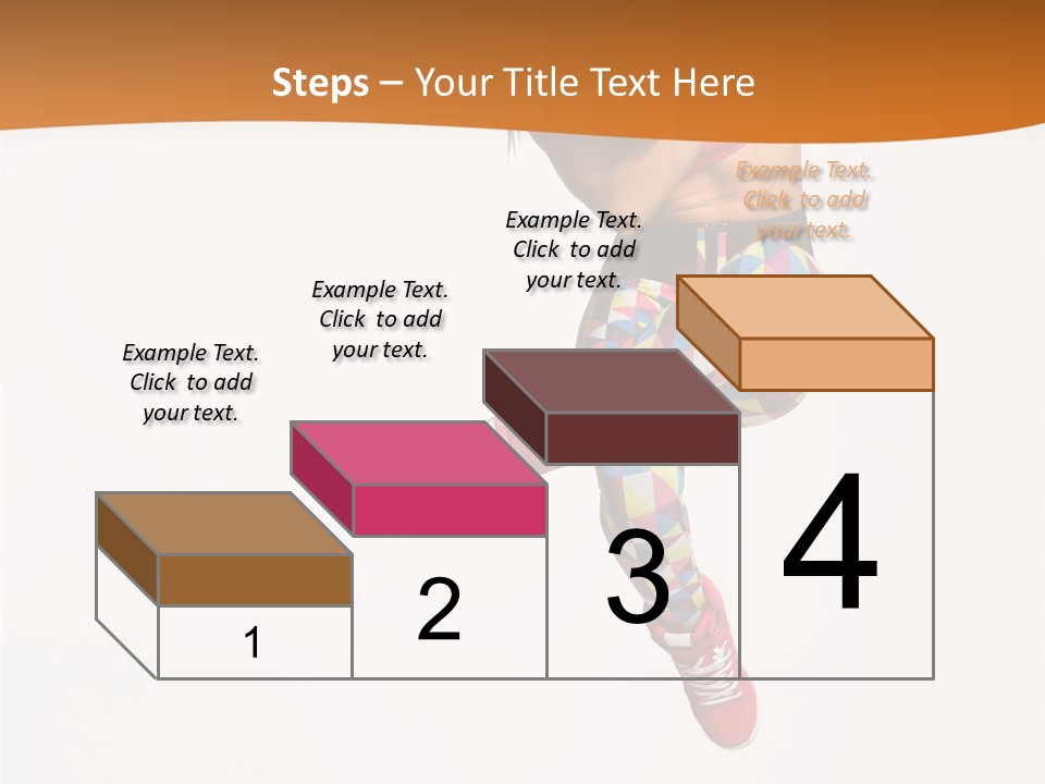 Sporty Fitness Performer PowerPoint Template