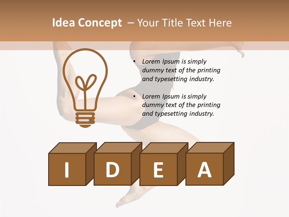 Sporty Studio Cheerful PowerPoint Template