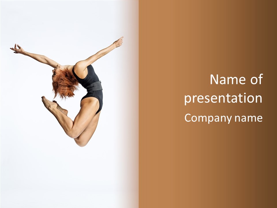 Performance Posing Active PowerPoint Template