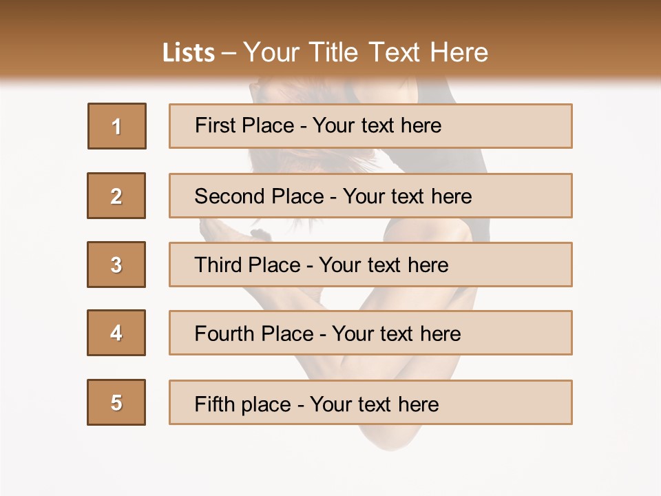 Performance Posing Active PowerPoint Template