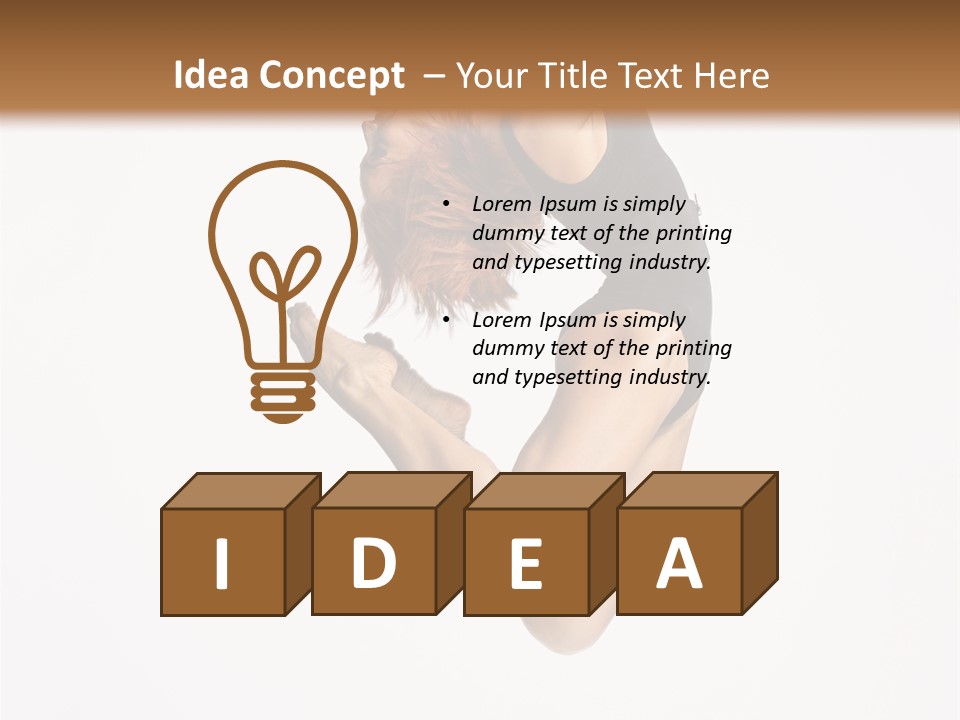 Performance Posing Active PowerPoint Template