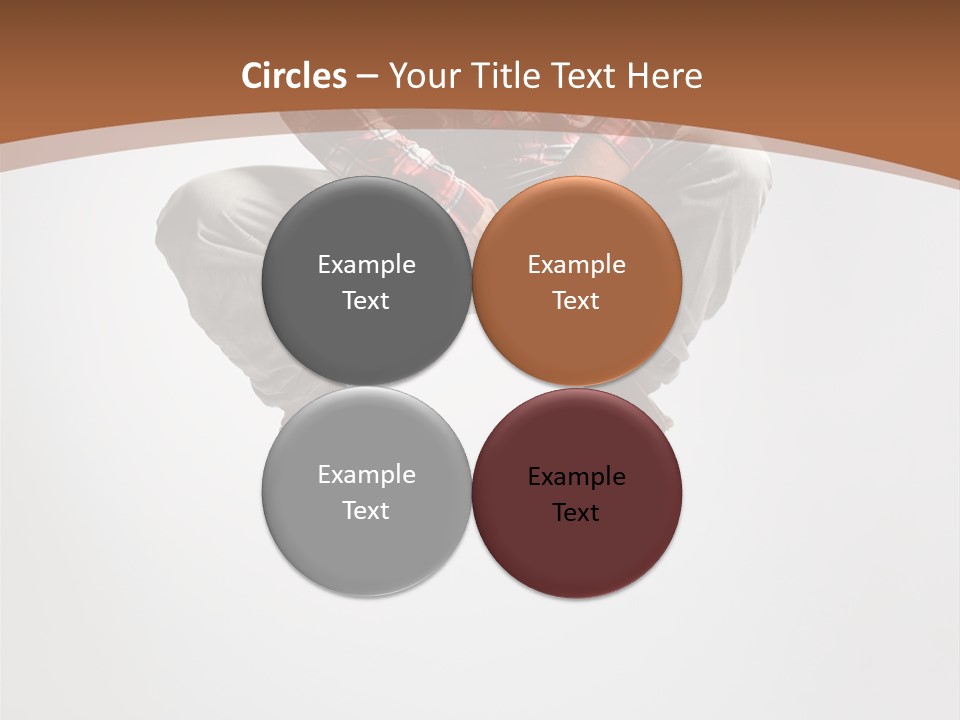 Fly Male Stretching PowerPoint Template