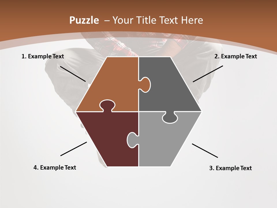 Fly Male Stretching PowerPoint Template