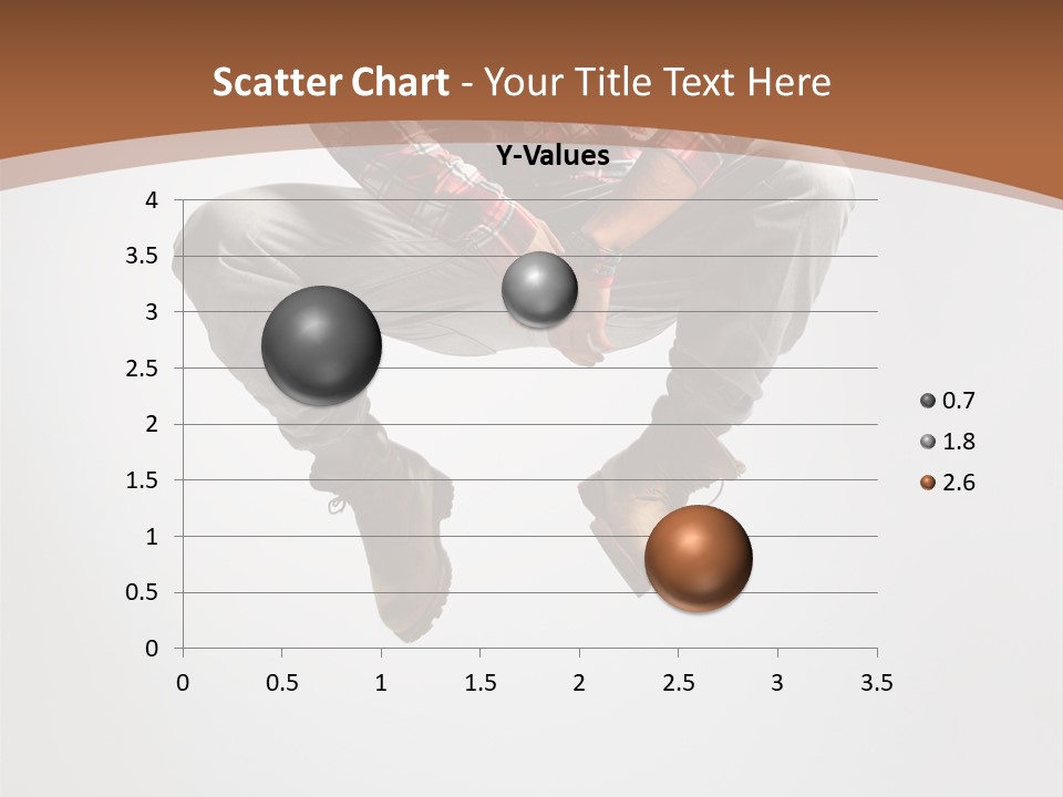 Fly Male Stretching PowerPoint Template